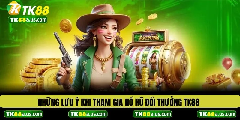 Những lưu ý khi tham gia nổ hũ đổi thưởng TK88